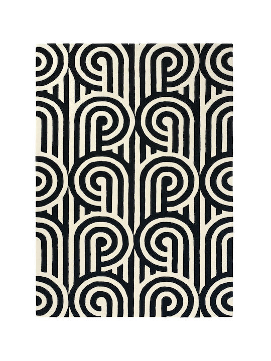 Χαλί Turnabouts 039205 Black Florence Broadhurs...