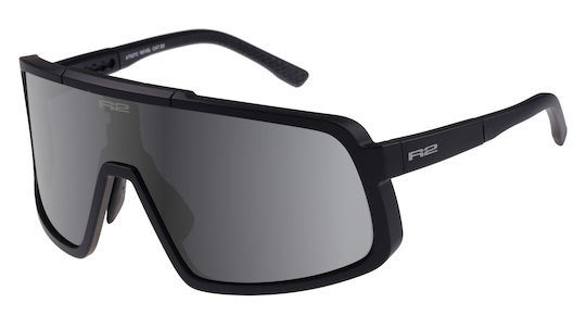 R2 Cycling Glasses with Black Frame & Dark Lenses