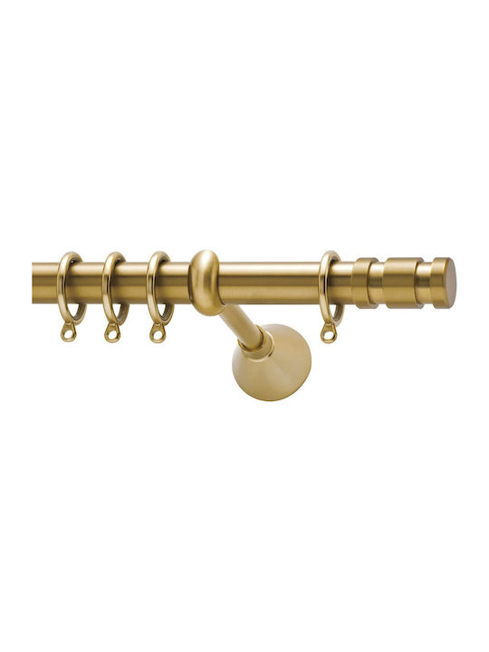 Metallic Curtain Pole Φ25 Viometale Polar Matte Floor 160cm Double by Rail
