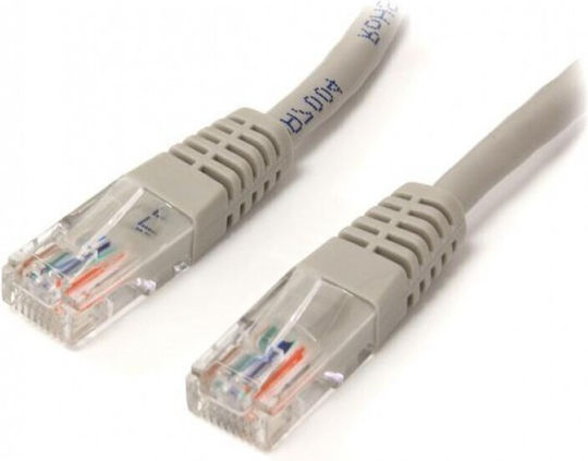 Spacer U/UTP Cat.5e (Gigabit) Καλώδιο Δικτύου Ethernet 0.5m Γκρι
