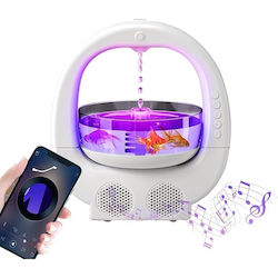 Multifunctional Humidifier Fish Bowl Water Drop Bluetooth Speaker 6 Rgb Colors 700 Ml Capacity Dimensions 23 X 25.6 X 16.2 Cm Made Abs White Multifunctional Humidifier Fish Bowl Water Drop Bluetooth Speaker 6 Rgb Colors 700 Ml Capacity Dimensions 23 X 25.6 X 16.2 Cm Made Abs White