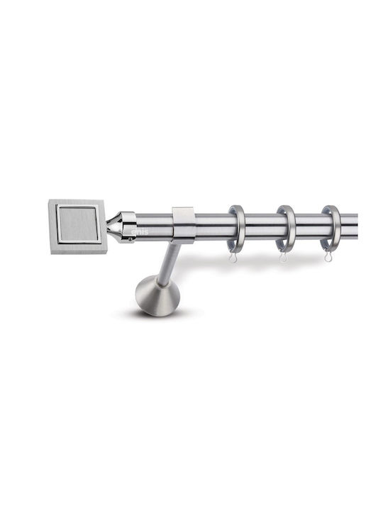 Metallic Curtain Pole Enis Kerkini 25mm Matte N...