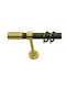Vorhangstange Φ25 Lotus Antik-oro Matt Decorpat 1,50m