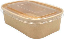 Kraft Lebensmittelbehälter Parallelogramm 650ml 50Stück