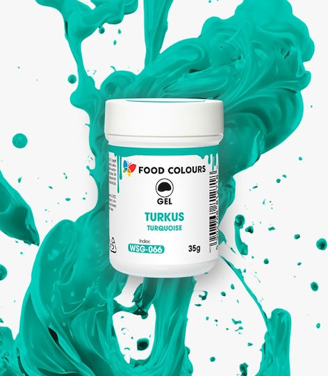 Food Colours Colorant pentru Cofetărie în Formă de Gel Turcoaz 1buc 35gr