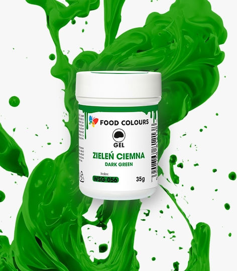 Food Colours Colorant pentru Cofetărie în Formă de Gel Verde 1buc 35gr