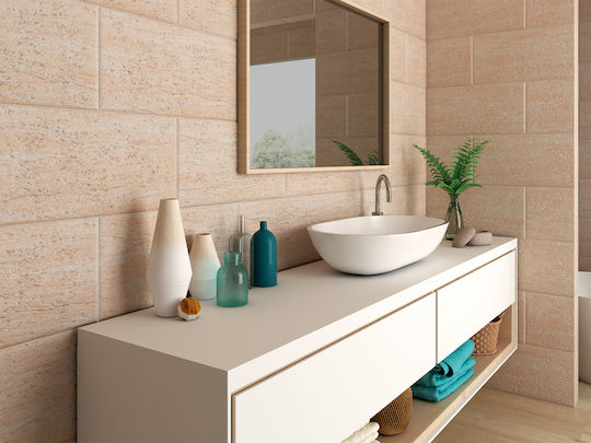 Bestile Sandstone Marron Гранитна Плочка За Стенна Облицовка 30x60 См