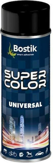 Bostik Spray Vopsea Temperatură Înaltă cu Matt Efect Negru Negru Mat 400ml