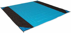 Panda Beach Blanket 210x200cm Blue