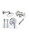 Eurorama Klint Italy Eingebaute 2 Ausgänge Farbige Dusche Handbrause Decke