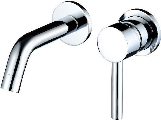 Μπαταρία Νιπτήρος Εντοιχισμού Sphera Chrome Mxlimmc3cr