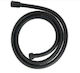 Shower Hose Black 150cm Double Safety Reinforced Internal Weave Eviops