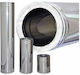 Kaminrohr Schornsteinrohr Φ300-350 100cm 1 M Inox Inox Doppelwandige Isolierung