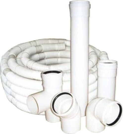 Groppalli 8-90mh5 90° Chimney Pipe Corner White Pph Diameter 80