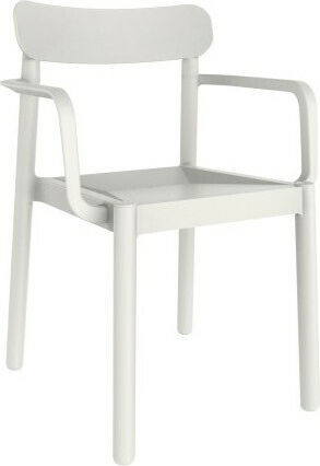 Elba-p Πολυθρόνα White 56x53x80 46 Cm