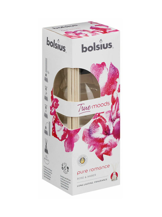 Home Fragrance Diffuser 45ml True Bolsius Sticks Pure Romance