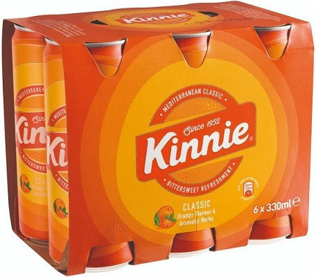 6 X Kinnie Soft Drink 330 Ml