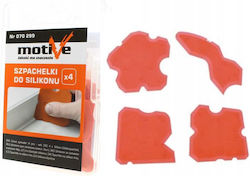 Motive Set 4 Silicone Spatulas for Smoothing Joints 070 299