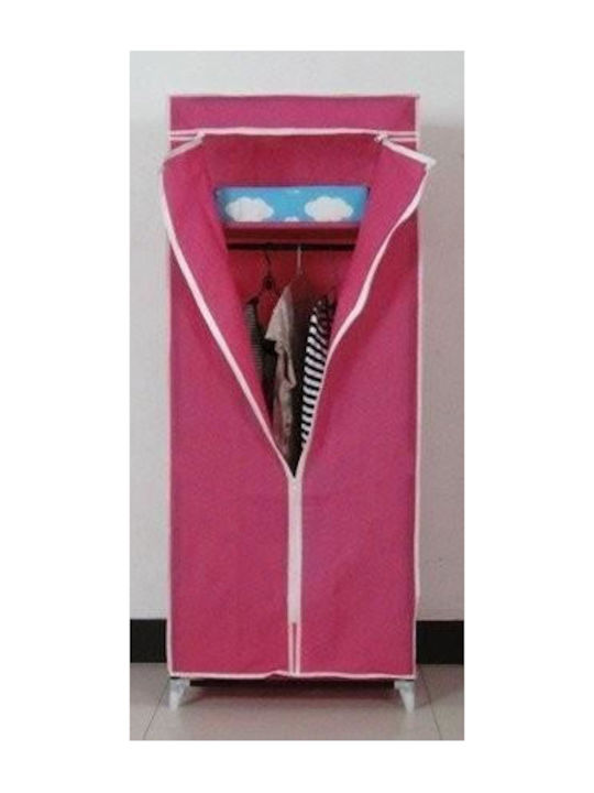 Wardrobe Assembly Required Aluminum Frame 155 x 90 x 45 Cm