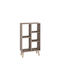 Βιβλιοθήκη Polka-11 Σταχτί 54,80x25x93,50