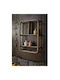 Shelf Madam Stoltz Diagonal Bamboo Dark Brown Black 61 X 13.5 X 80.5 Cm