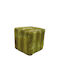 Pouf Σκαμπο Πουφ Jgs S.a Δερμάτινο Σκαμπό Natural Kb-346 Stool-087 40x40x40cm