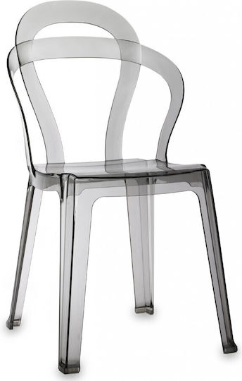 Titi Art.2330 Chair 183 Transparent Smoked 47x54x86 45 cm Color Smoked
