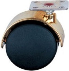 Ruotec Ρόδα 40mm Περιστρεφόμενη Διπλή Χρυσή 502.000.060.040