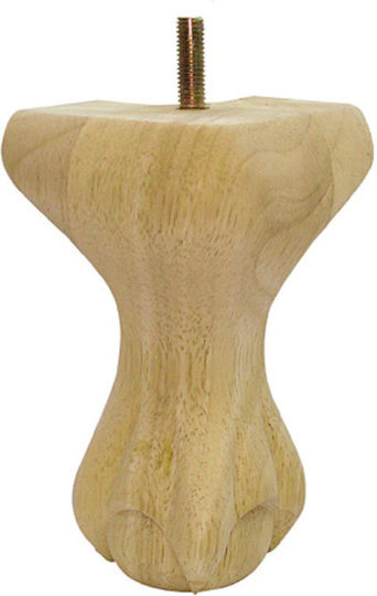 Jgs S.a 8905 Wooden Carved Leg Finish Height 15.5cm