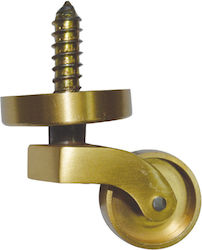 Jgs S.a 19003 Möbelrad Gold Matt Verschraubbar Großes Tischunterteil 7cm