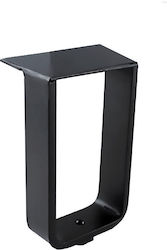 Deco Πόδι Τραπεζιού 012 Pl60-100 Μαύρο 100mm