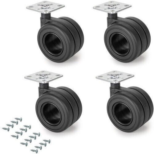 Möbelbeine Satz 4Stücke Emuca 2041214 Φ-65mm Schwarze