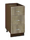 Dulap de Bucătărie de Pardoseală 40x60x82 Luxury 403 Genomax 4645 Sacramento