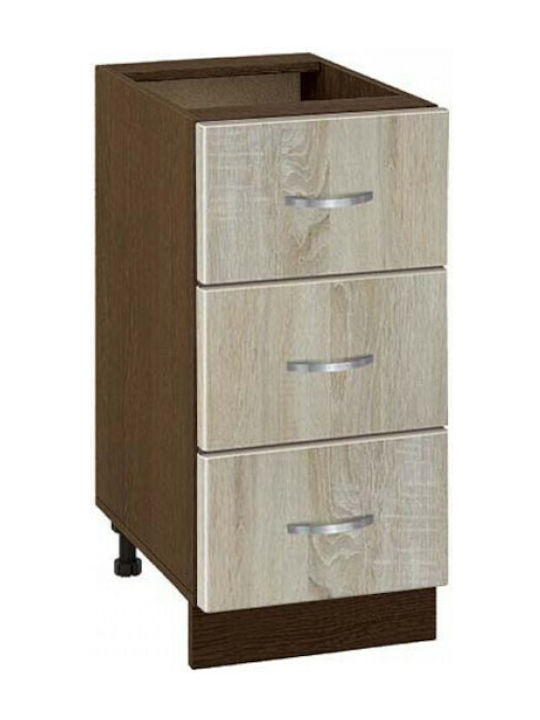 Ντουλάπι Κουζίνας Επιδαπέδιο 40x60x82 Luxury 403 Genomax 4645 Σόνομα