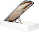 Orthopedic Bed Frame Dense Slats Lifting Mechanism Semi-Double Bed 110x200cm