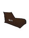 Pouf Pogo Braun 60x100x60