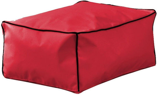 Пуф Табуретка Cube Червен 70x50