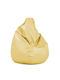 Πουφ Vitor Yellow 85x100