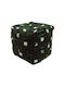 Pouf Stool Bean Bag Jgs S.a Leather Bean Bag Black White Mini Matador Bean Bag Stool-116 45x45x45cm