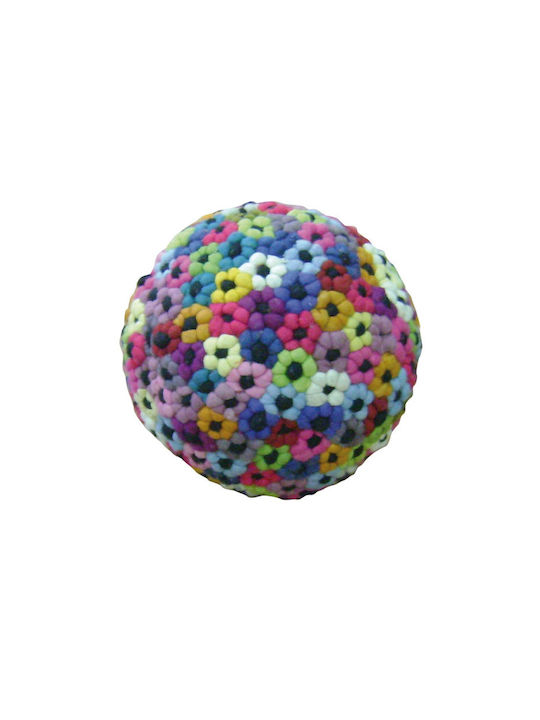 Pouf Stool Bean Bag Chairs & Poofs Jgs S.a Flower Balls Rug Pouf B Multicolour Stool-064 Φ45cm