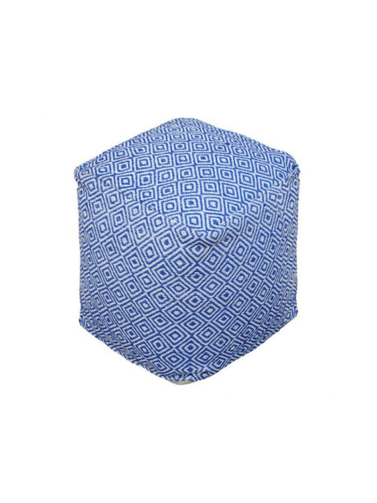 Pouf Hocker Πουφ Jgs S.a Blau Calvino Hocker-269 40x40x40cm