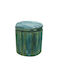Pouf Σκαμπο Πουφ Jgs S.a Μπλε Vj-118a Stool-044 50x40x40cm