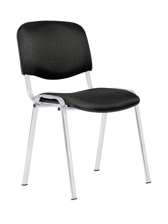 Visitor Chair Taurus Tnt Tc Fabric Black Fabric 530x470x830mm