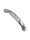 Italian Handle Swarovski Euro-fer 0129-096-swi1 Diameter 9.6cm