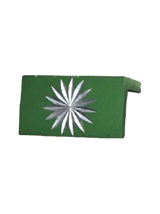 Metallischer Möbelgriff Grünes 6-Punkte-Zentrum 4,2cm