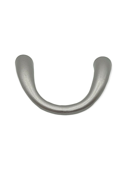 Italian Furniture Handle Eureka 0477-032-10c1 Chrome-Matte Diameter 3.2cm