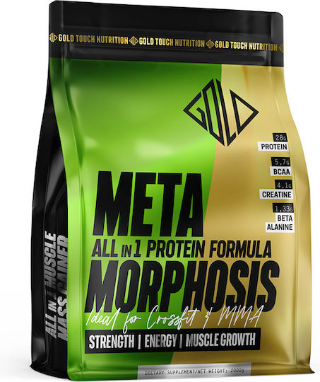 GoldTouch Nutrition Metamorphosis All in 1 Protein Formula Pouch Protein Whey with Creatine & Flavor White Chocolate 2kg