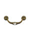 Furniture Handle Hanging Besana 1358 096mm Antique Florence Swarovski Crystal