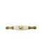 Handle Giusti Porcelain Flower Art.01m 96mm Bronze 233-01m0102d1g