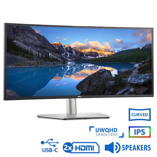 Dell U3421WE Refurbished Grade A IPS Monitor 34" QHD 3440x1440